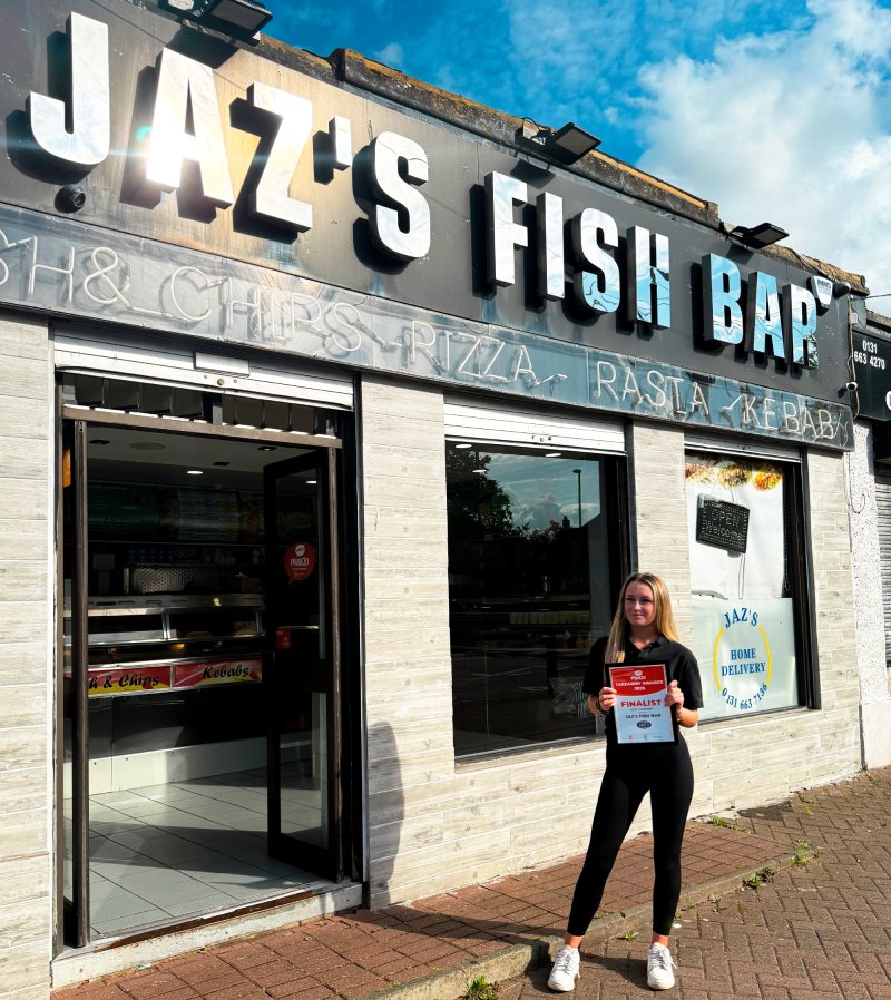 Jaz's Fish Bar is a Mealzo Takeaway Awards Finalist.